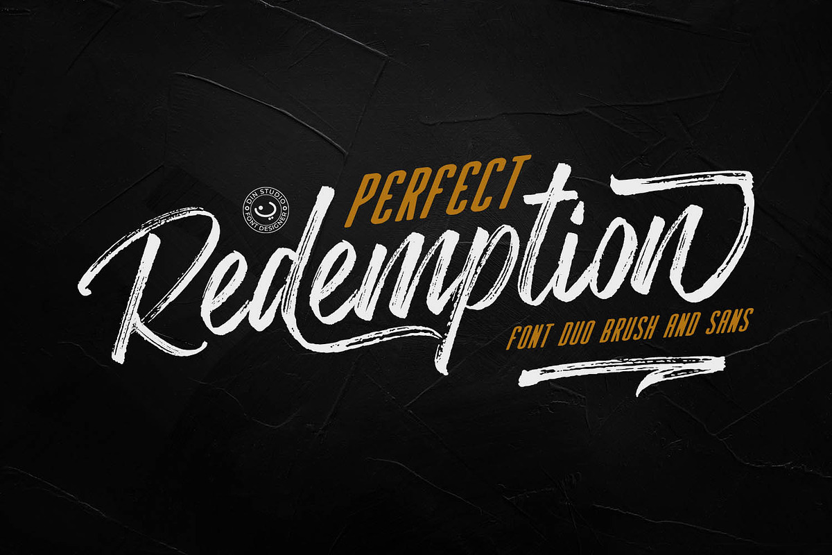 Perfect Redemption - Font Duo+Extras, a Blackletter Font by din-studio.com (Photo 14 of 15)