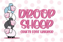 Droop Sheep - Crafty Layered Font