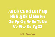 PGR Muffle - Inktrap Font, a Sans Serif Font by Pikgura (Thumbnail 2 of 8)