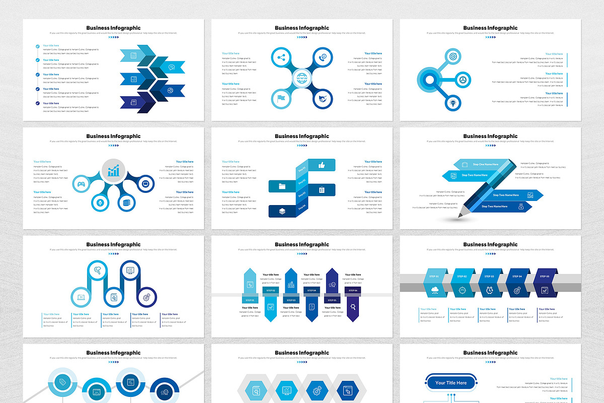 Business Plan Infographic PowerPoint, a Presentation Template by WhiteGraphic (Photo 15 of 18)