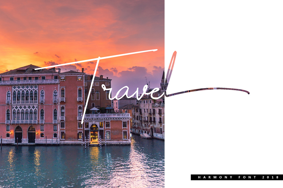 Harmony Script Font preview 6