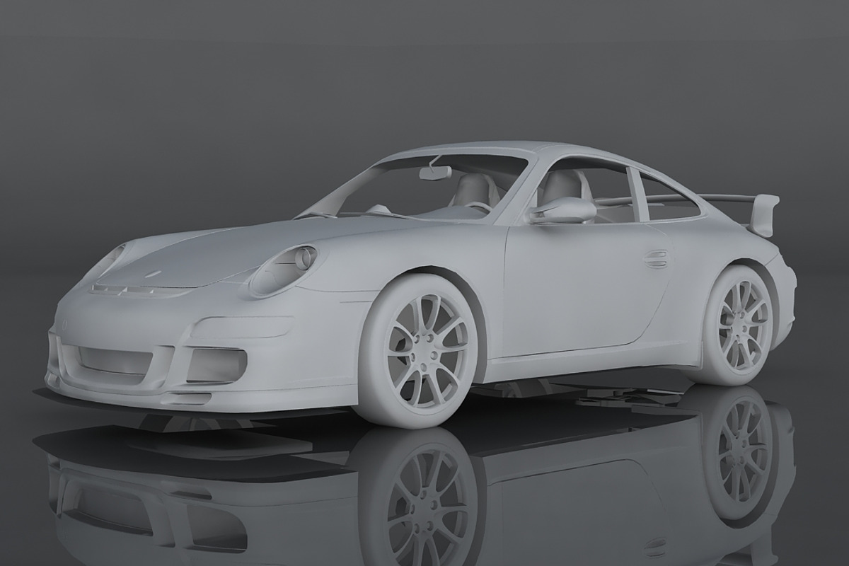 Porsche 911 GT3 997, a Cars & Vehicle 3D Model by valtriiu (Photo 12 of 12)