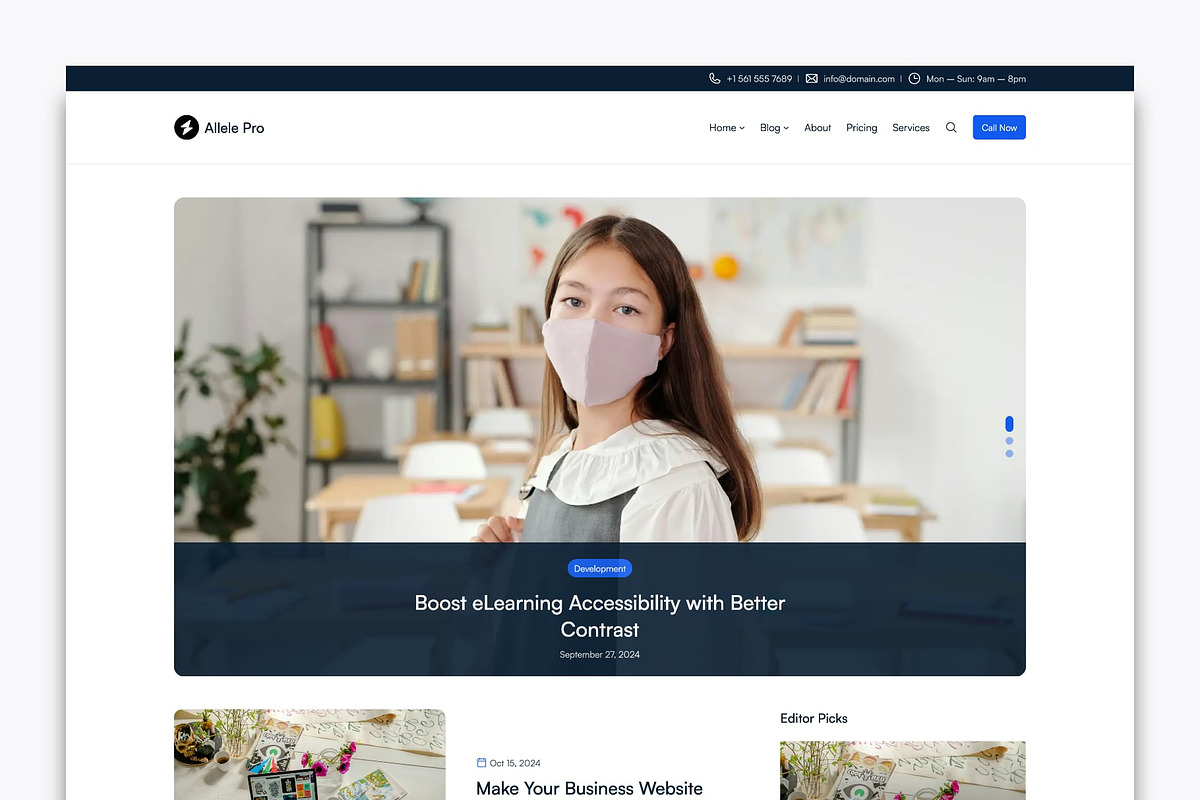 Allele Creative Digital Agency Theme preview 3