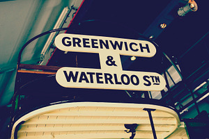 Vintage London Bus Destinations