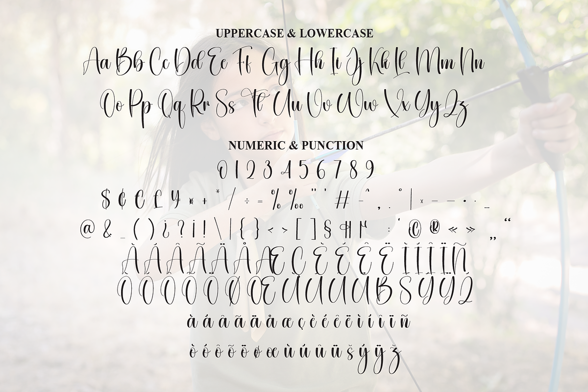 Archery | Script Font, a Handwritten Font by Scratchones (Photo 7 of 8)