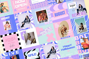 Fierce Instagram Templates Bundle