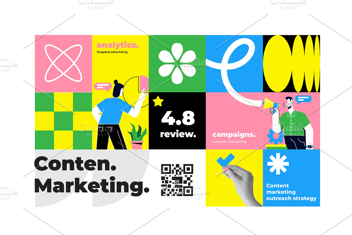 Modern Geometric Creative template, an Education Illustration by Creative Graphics (Photo 2 of 12)