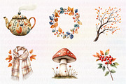 Scandi Autumn Clipart, an Illustration by CreationArt (Thumbnail 4 of 5)