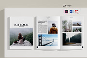 KIFLOCK Magazine | Word & InDesign, a Magazine Template by obidullah_01 (Thumbnail 1 of 13)