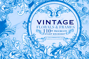 Vintage Floral Frames Procreate