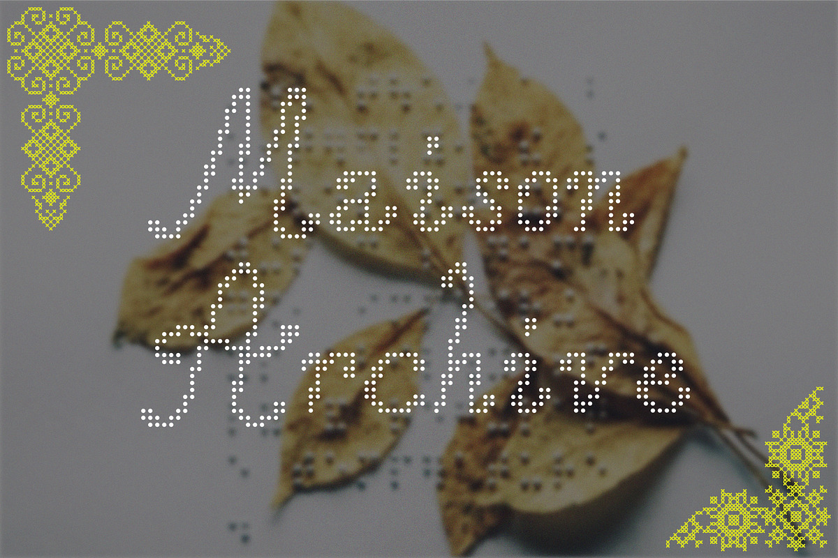 Folk Club // 17 Font Set (Pixel), a Script Font by PeachCreme (Photo 9 of 18)