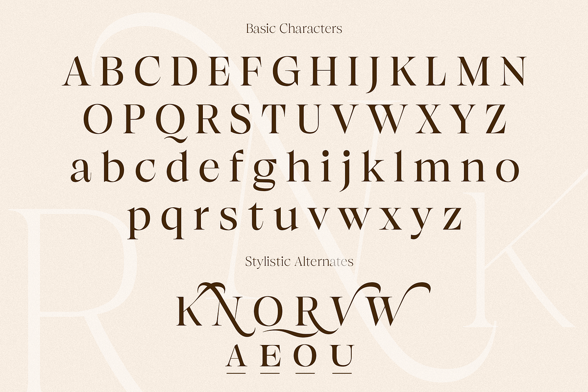 Browne de Calvin | Luxury Serif Type, a Serif Font by Jolicia Type (Photo 8 of 16)