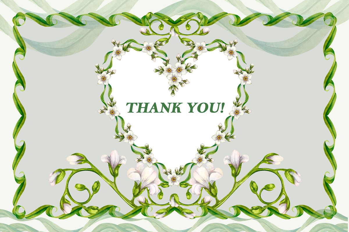 Floral frames, botanical watercolor, a Decorative Illustration by EL_SUHOVA (Photo 15 of 15)