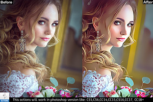 Portrait Painting Photoshop Actions