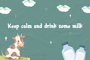 Milky Cow Display Font, a Font by Wellscript Studio (Thumbnail 3 of 9)