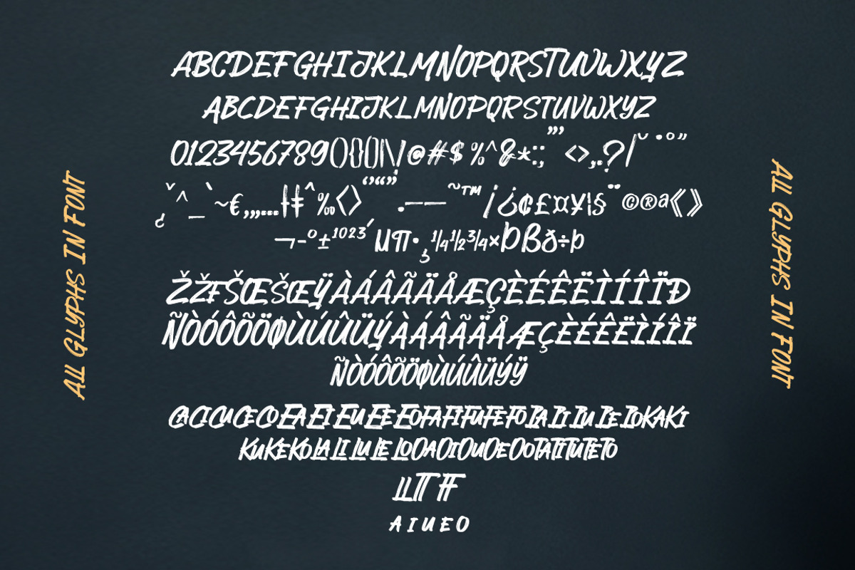 Button Grinder - Display Font, a Script Font by FHFont (Photo 10 of 10)