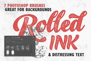 Rolled Ink Texture Collection