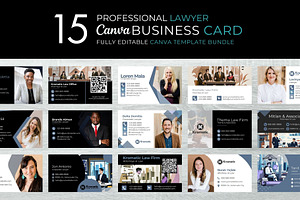 Lawyer Business Card Template
