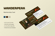 Wanderpeak - Membership Card, a Card Template by StreaksideStd (Thumbnail 1 of 3)