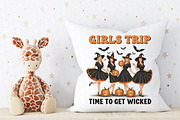 Girls Trip Halloween Salem Witch Ret, an Illustration by Craft Nest (Thumbnail 5 of 6)