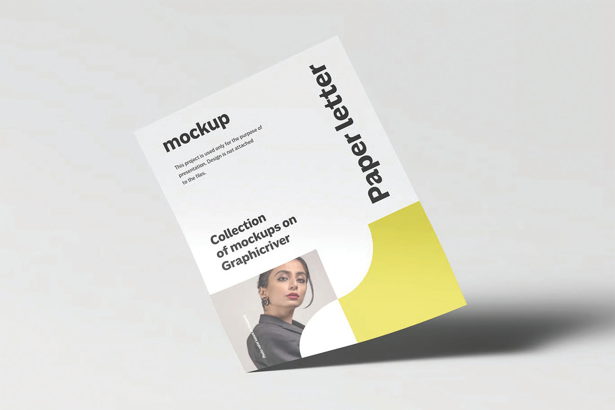 Paper Letter Mockup, an Advertising Mockup by DesignRushMarket (Photo 12 of 16)