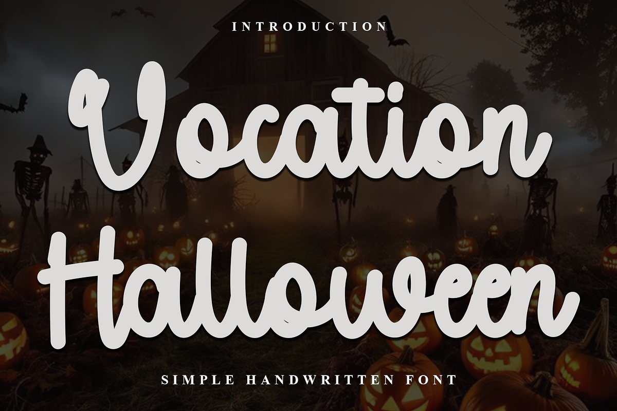 Vocation Halloween, a Handwritten Font by FreshTypeINK (Photo 1 of 8)