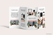 Dog Friendly Coffee Shop Scenes, a Person Illustration by LyubovZaytseva (Thumbnail 16 of 20)