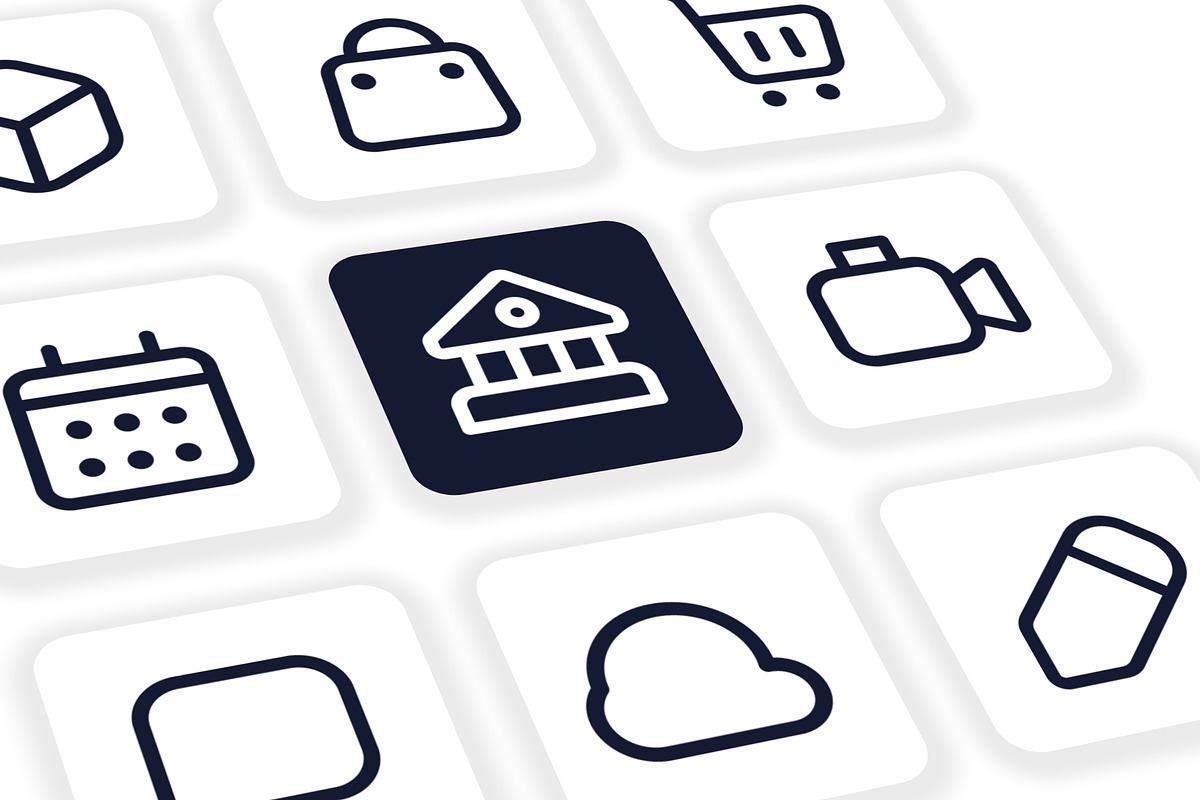 3 Version - 100 User Interface Icons, an Icon by Design_Planet (Photo 1 of 12)