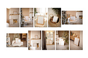 MERRY & BRIGHT Christmas Mockups, a Household Mockup by The Bambi Collective (Thumbnail 11 of 17)
