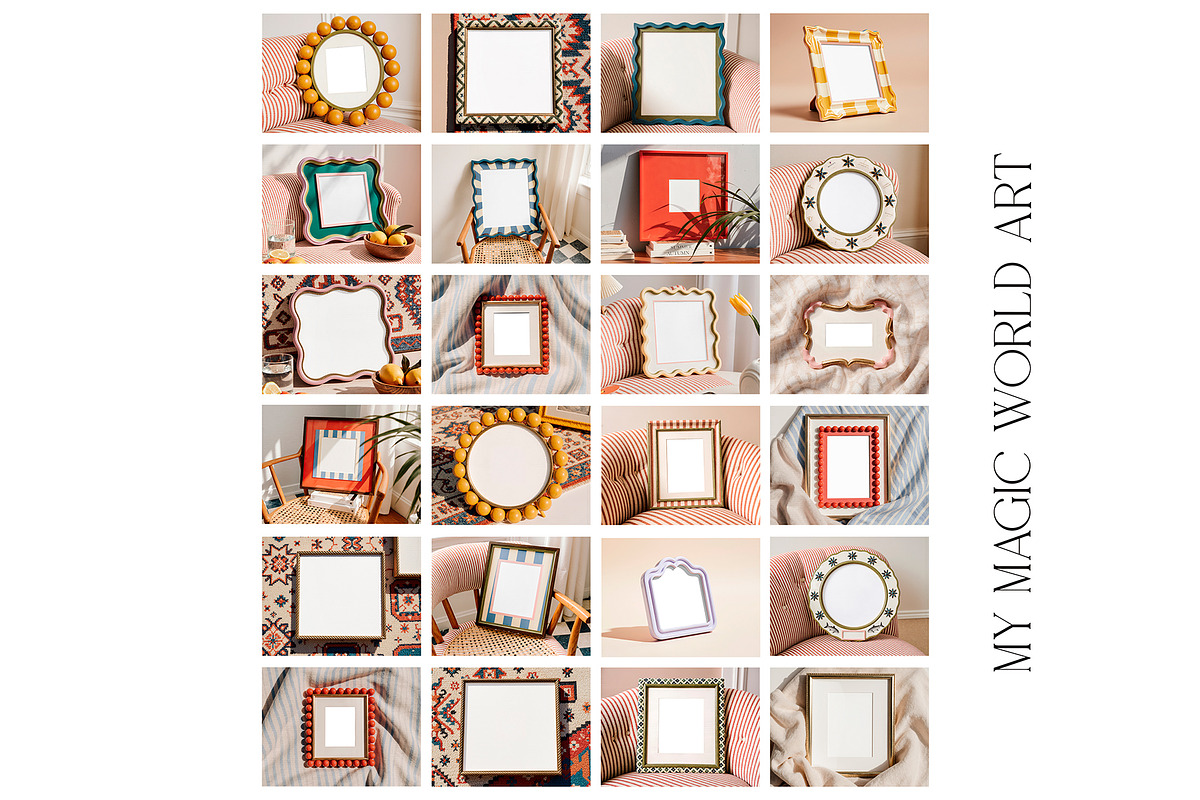 Mid Century Frame Mockup 30PSD, a Product Mockup by EkaterinaViArt (Photo 11 of 11)