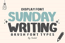 Sunday Writing - Brush Display Font