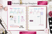 Weekly Calendar | InDesign Template, a Stationery Template by Planner Templates (Thumbnail 18 of 23)