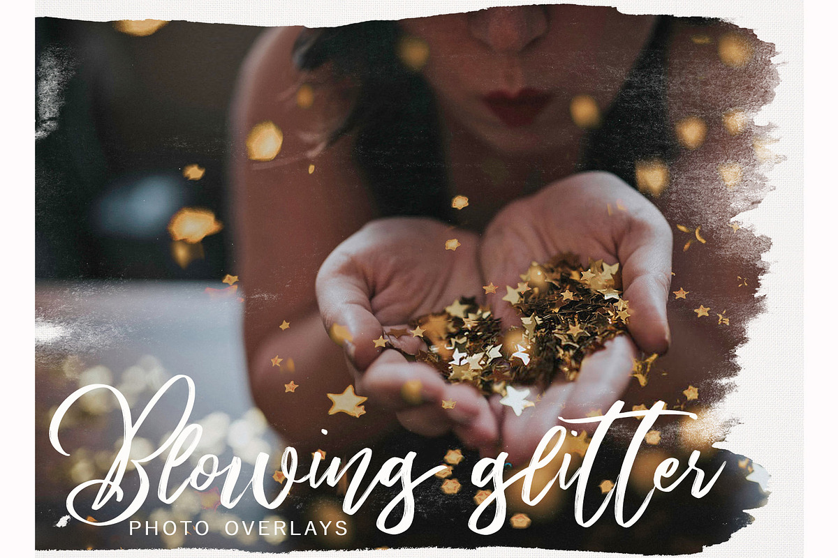Blowing Glitter JPG photo overlays, a Texture Graphic by ZephyrDigital (Photo 1 of 8)