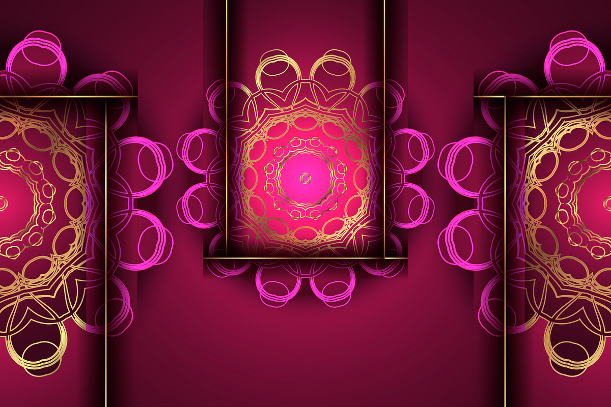 Mandala Ornamental Geometry Bundle, a Background Graphic by NJ Himel (Photo 81 of 92)