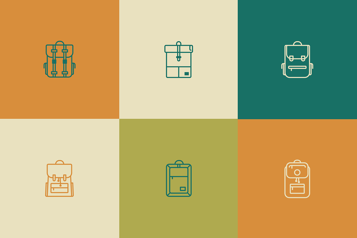 Backpack icons, an Icon by Somewan draws (Photo 2 of 5)