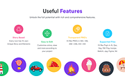 Flat Travelling Icons, a Duotone Icon by Brickclay (Thumbnail 2 of 6)