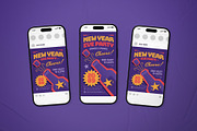 New Year Eve Party Event Flyer Set, a Flyer Template by The Good Store (Thumbnail 2 of 2)