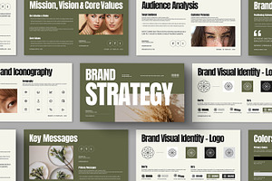 Brand Strategy Presentation Layout, a Presentation Template by ContestDesign