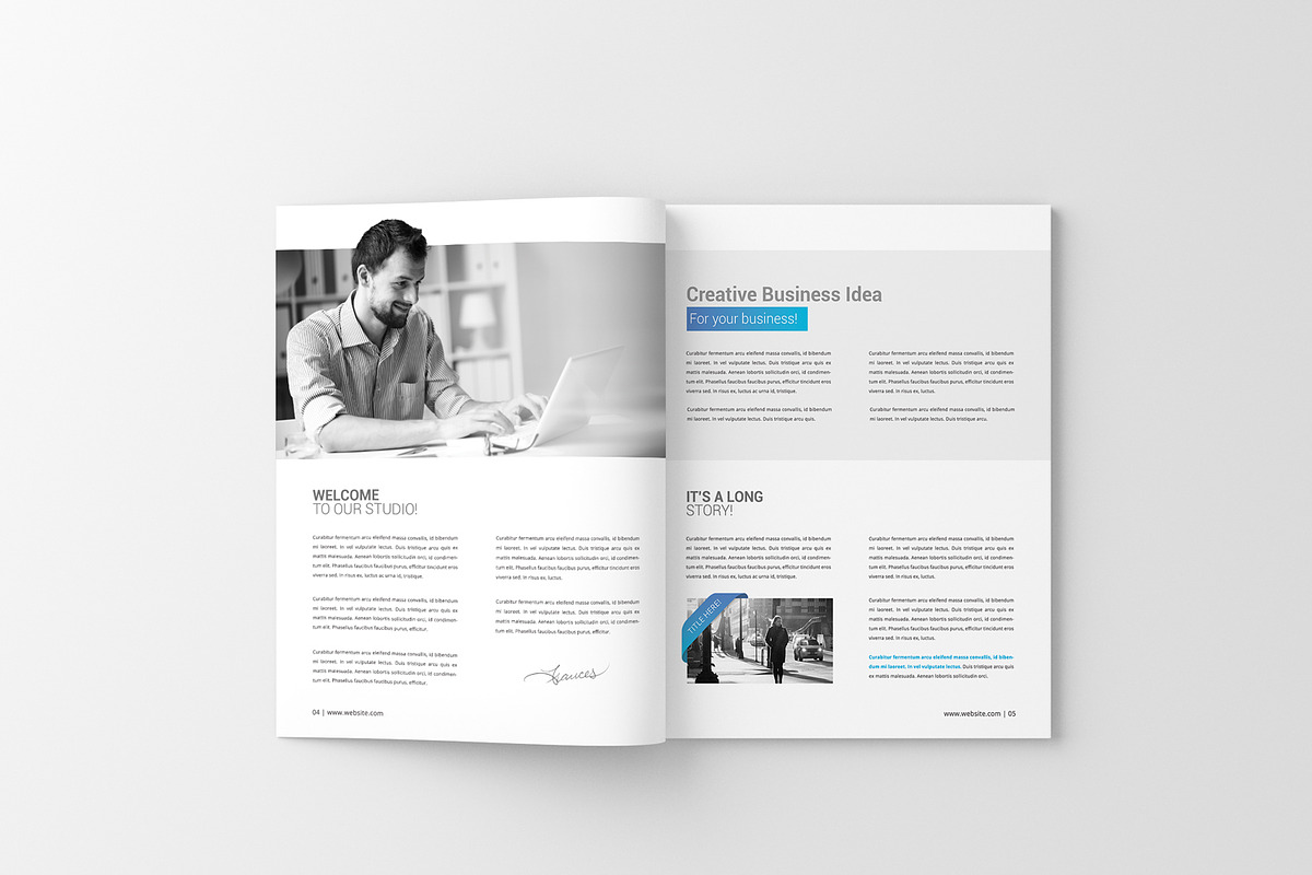 US Letter Magazine / Brochure Mockup, a Mockup by Toasin Studio (Photo 3 of 8)