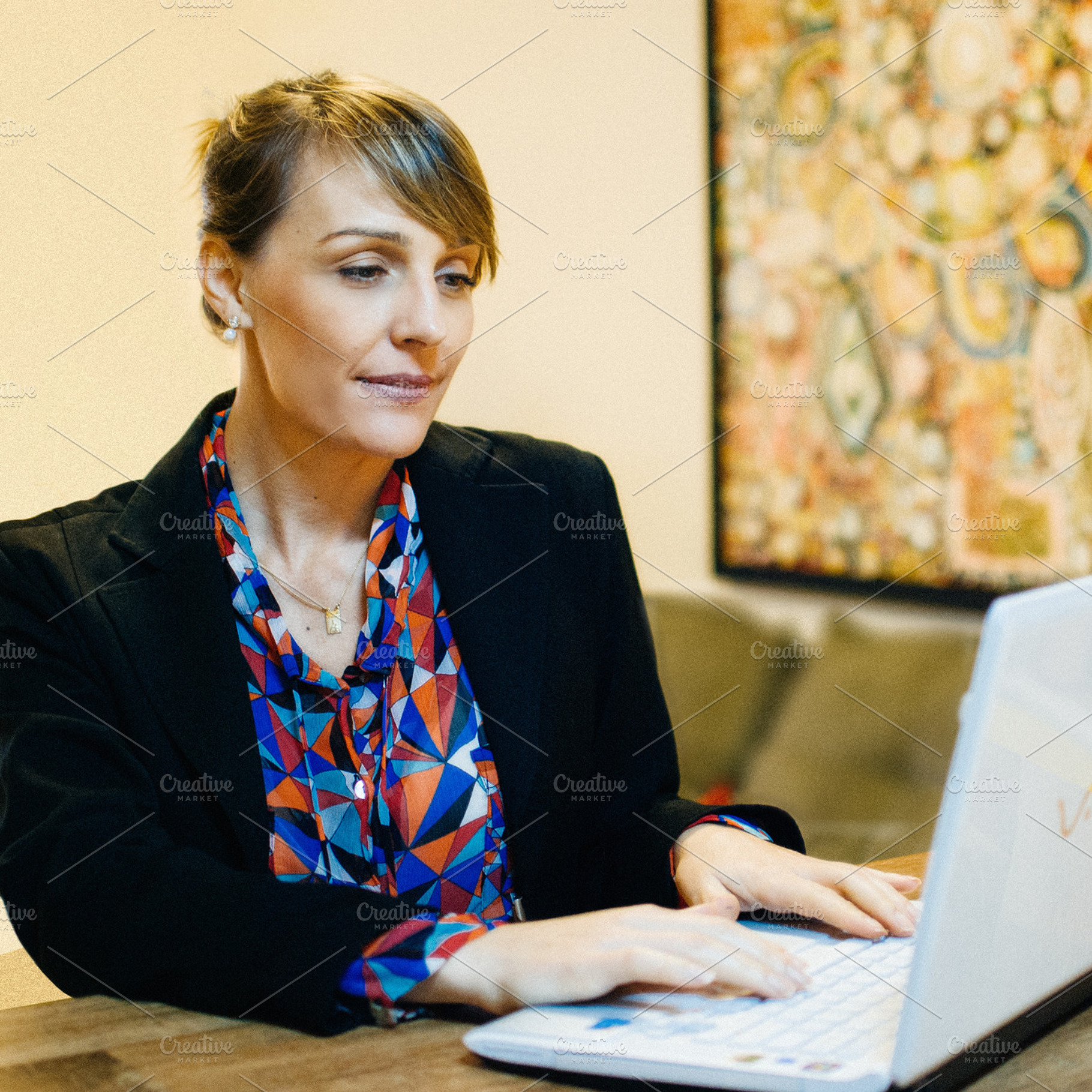 Business woman stock photo containing consultant and woman