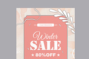 Winter Sale Flyer Template, a Flyer Template by MightyDesign (Thumbnail 4 of 8)