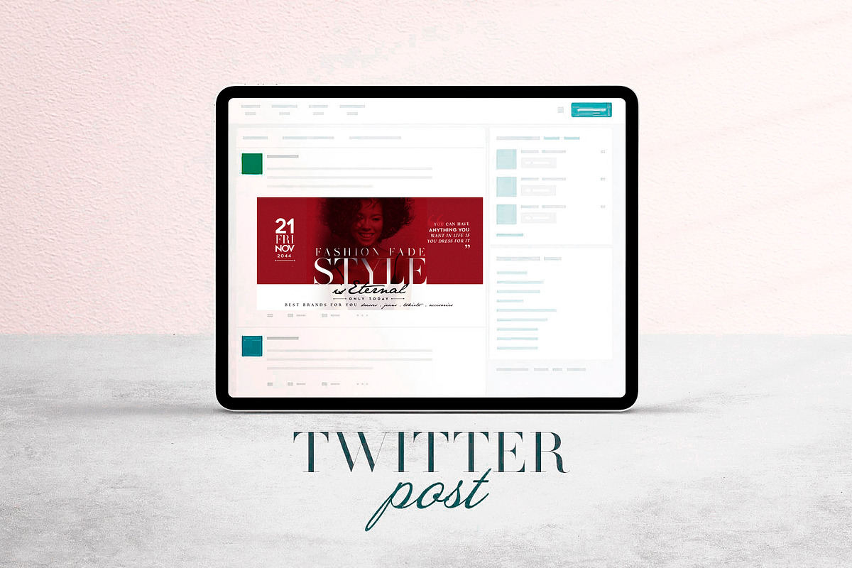 Style Is Eternal - Social Media Pack, a Social Media Template by Touringxx Creative Studio (Photo 6 of 8)