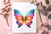 Glitter butterfly sublimation clipar, an Illustration by SinaCreation (Thumbnail 7 of 8)