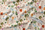 Hand drawn tropical floral patterns, a Pattern Graphic by Tani Kuzminka (Thumbnail 13 of 22)
