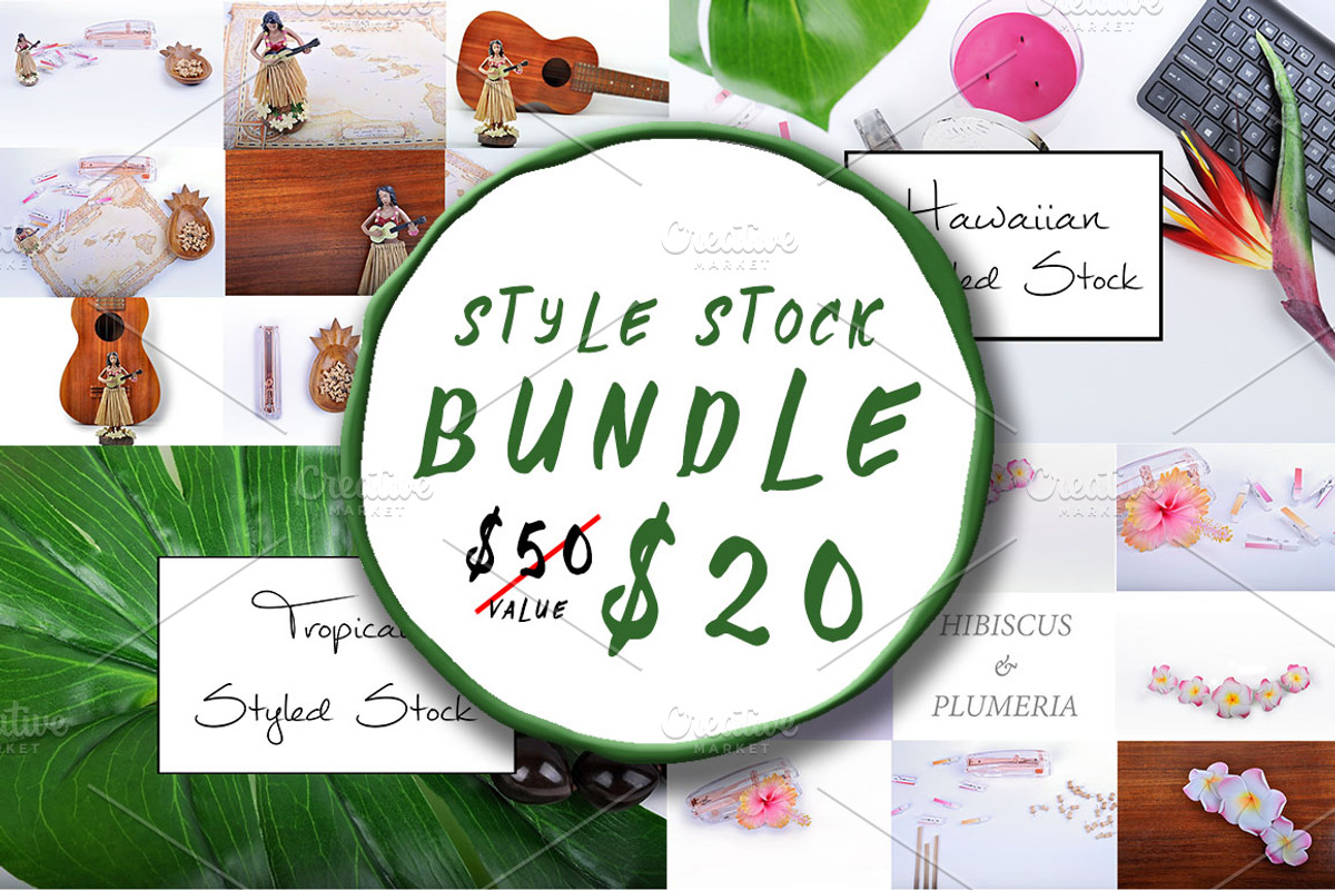 STYLED STOCK BUNDLE - HAWAIIAN, a Product Mockup by KABSPHOTOGRAPHY (Photo 1 of 8)