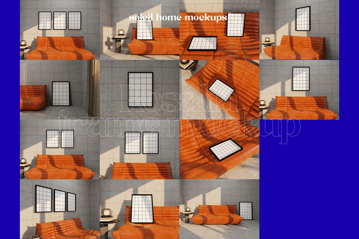 ROSALIA | Concrete Frame Mockup Set, a Household Mockup by SoleilHomeMockups (Photo 11 of 11)