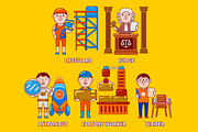 Man Worker Big Bundle Vector Art, an Object Graphic by MEDZ (Thumbnail 2 of 9)