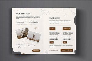 Wedding Organizer Bifold Brochure