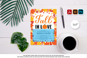 Fall Bridal Shower Invitation, a Stationery Template by LaBelezokaDesign (Thumbnail 2 of 2)