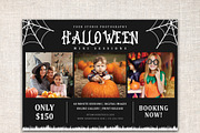 Halloween Mini Session Template, a Card Template by Designscozy (Thumbnail 1 of 5)